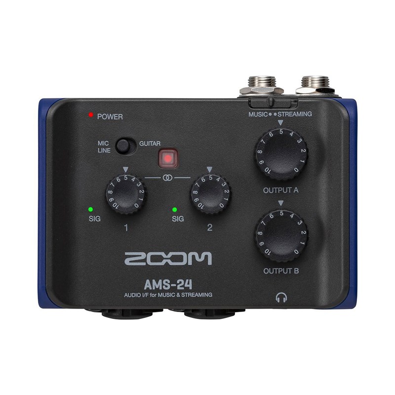 Zoom AMS-24 4 Channel Audio Interface for Music & streaming